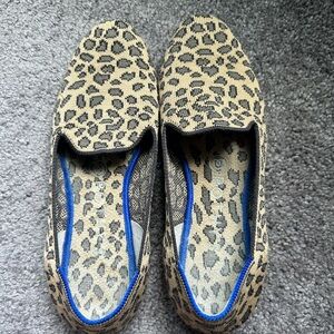 Rothy’s (Original) Loafers Cheetah Print. Size 7.5